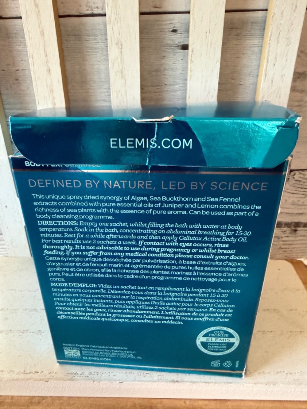 Elemis Cellutox Herbal Bath Synergy Set of 10 Packets NEW 10.5oz (Box Damaged) - Picture 3 of 6